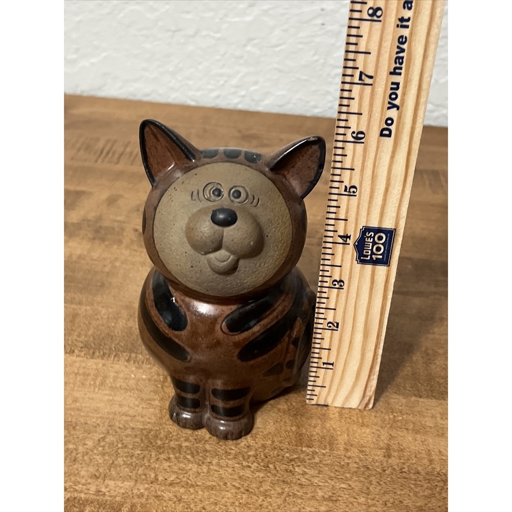 Vintage MCM Pottery Cat Figurine by Toscany Made in Japan - Picture 9 of 10